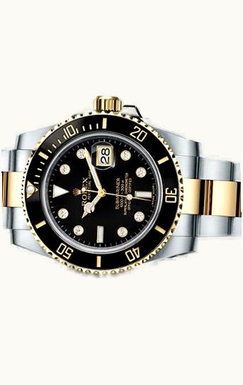 Rolex Submariner Date Rolesor / Black-Diamond