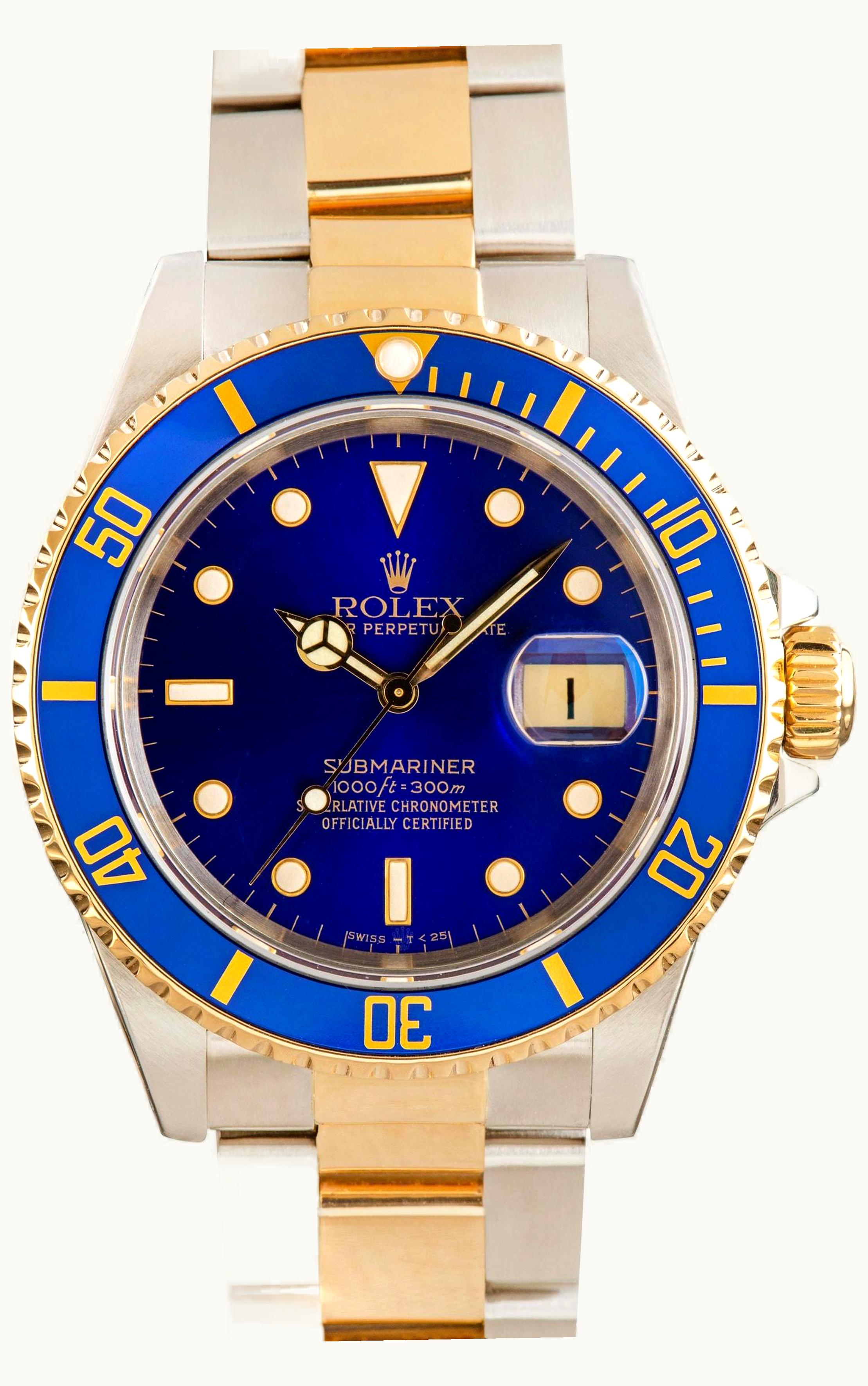 Rolex Submariner Date 16613 Blue Tritium