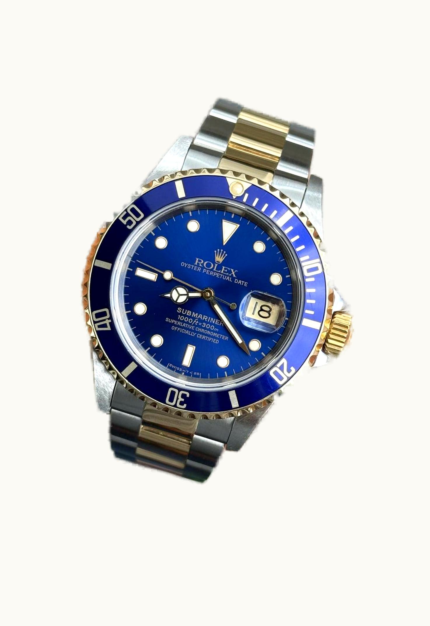 Rolex Submariner Date 16613 Blue Tiffany Tritium