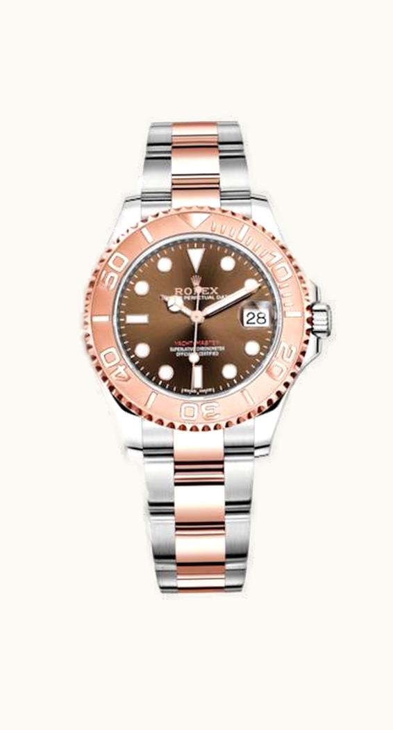 Rolex Yacht-Master 37 Rolesor Everose / Chocolate