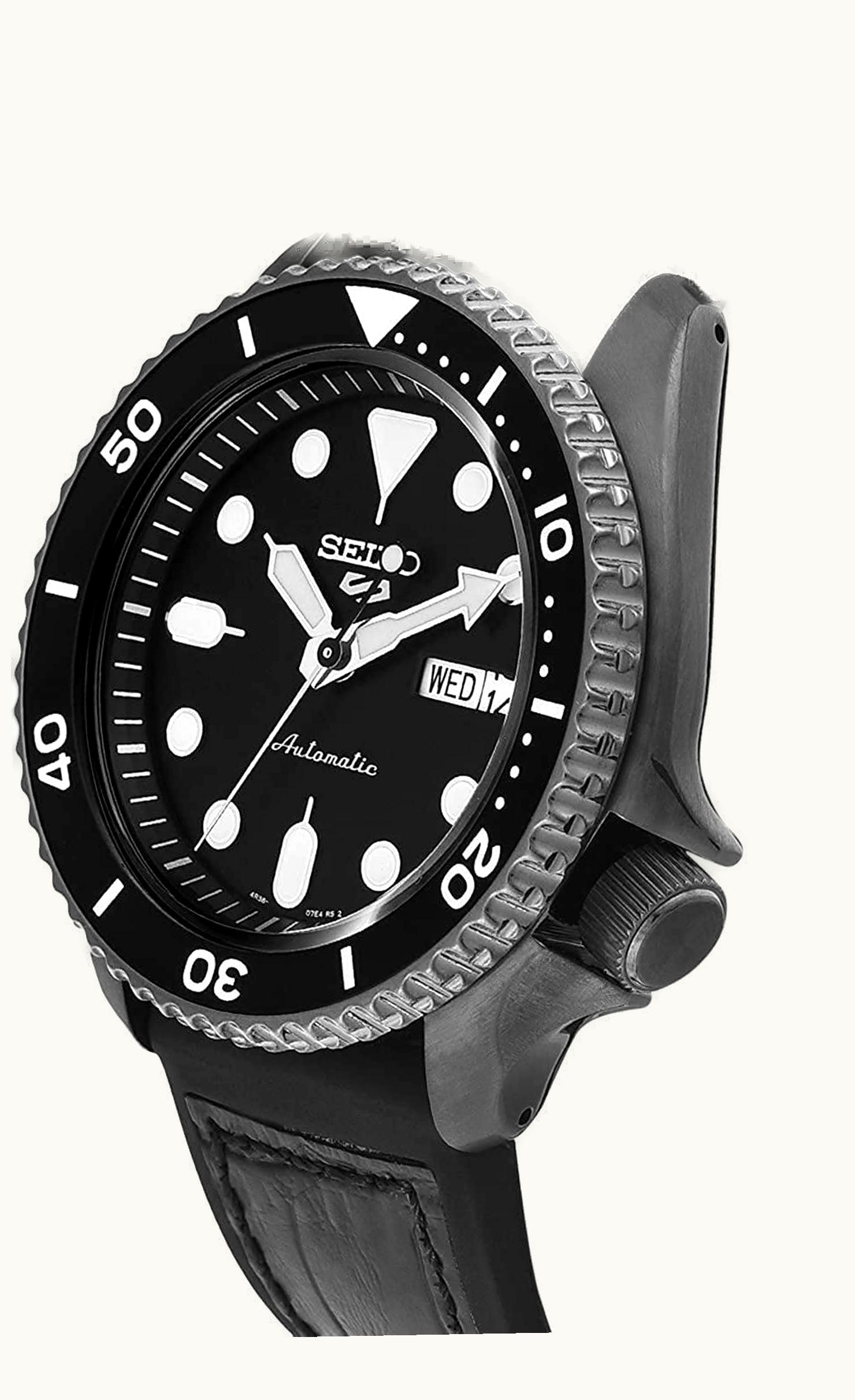 Seiko 5 Sports Specialist Style Hard Coating / Black / Rubber