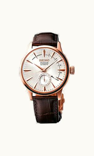 Seiko Cocktail Time Power Reserve Stainless Steel / PVD Rose / Sidecar