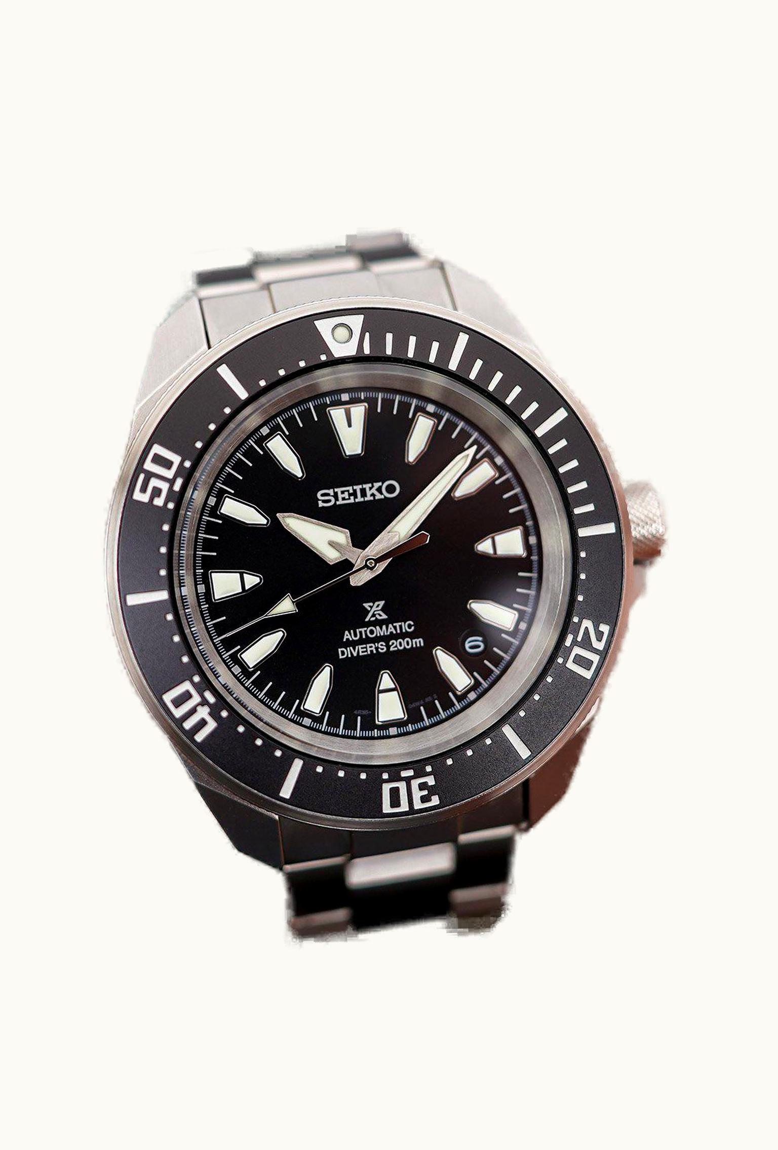 Seiko Prospex Diver Samurai Stainless Steel / Black / Bracelet