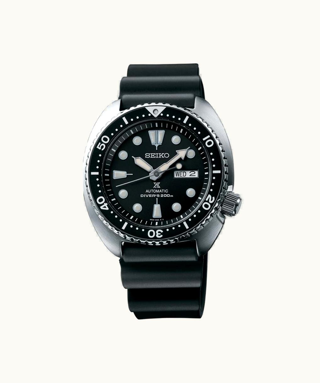 Seiko Prospex Diver Turtle Stainless Steel / Black / Rubber