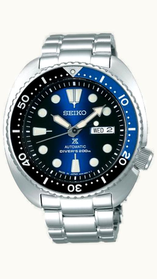 Seiko Prospex Diver Turtle Stainless Steel / Blue Gradient / Bracelet