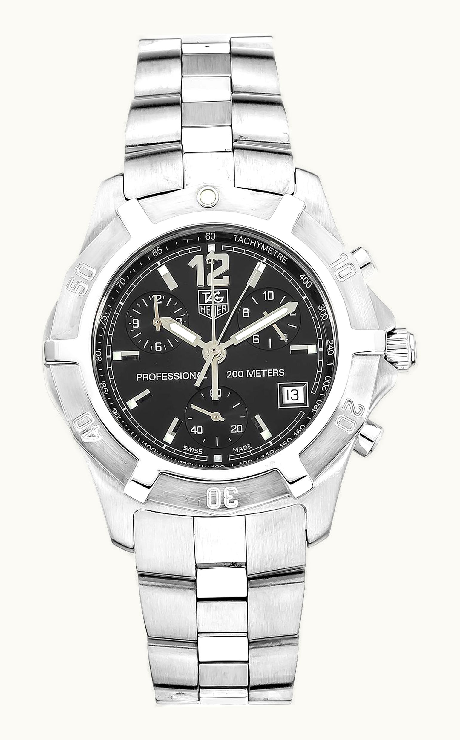 TAG Heuer 2000 Exclusive Chronograph Quartz Stainless Steel / Black