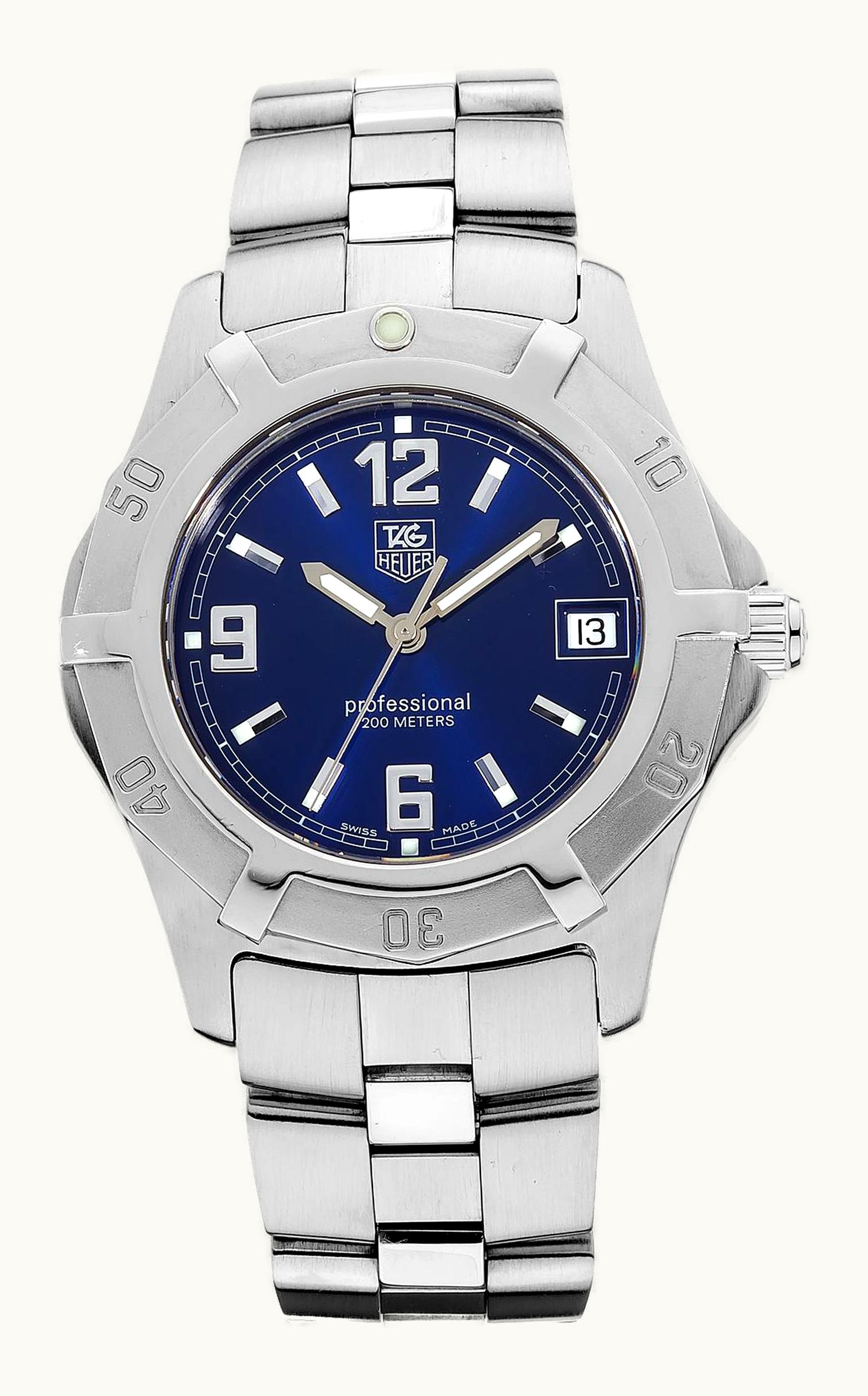 TAG Heuer 2000 Exclusive Quartz Stainless Steel / Blue / Bracelet