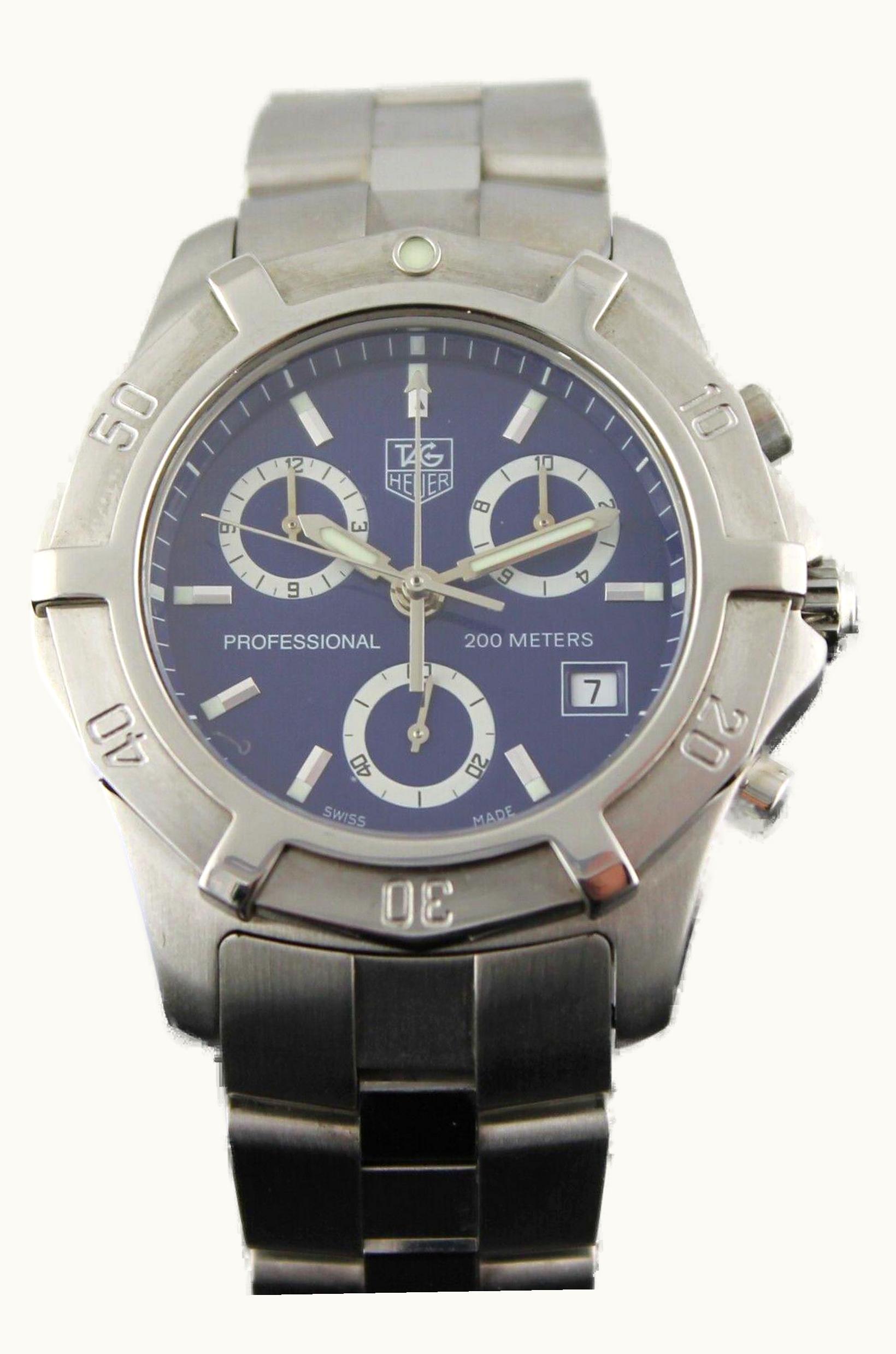 TAG Heuer 2000 Exclusive Chronograph Quartz Stainless Steel / Silver