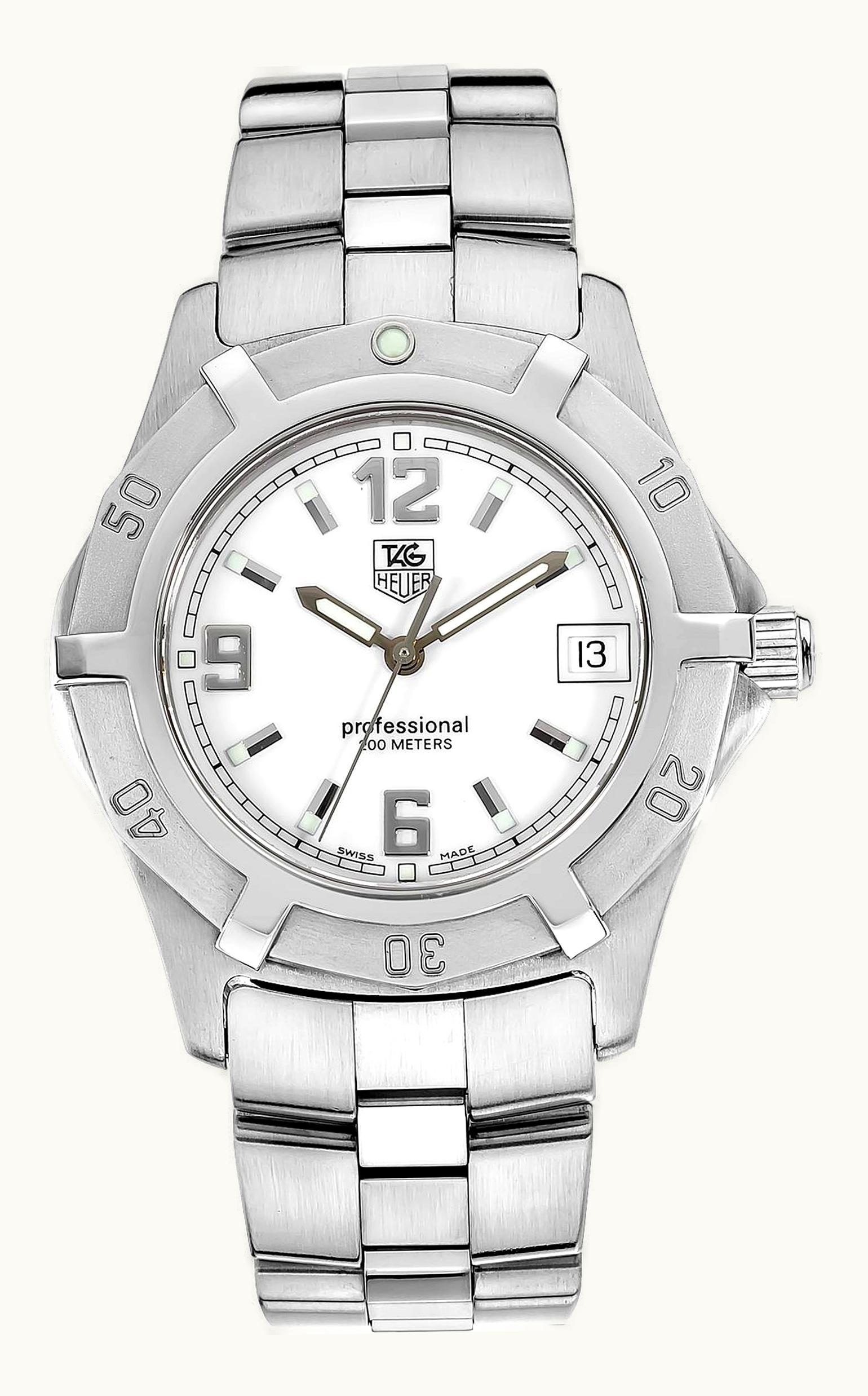 TAG Heuer 2000 Exclusive Quartz Stainless Steel / White / Bracelet