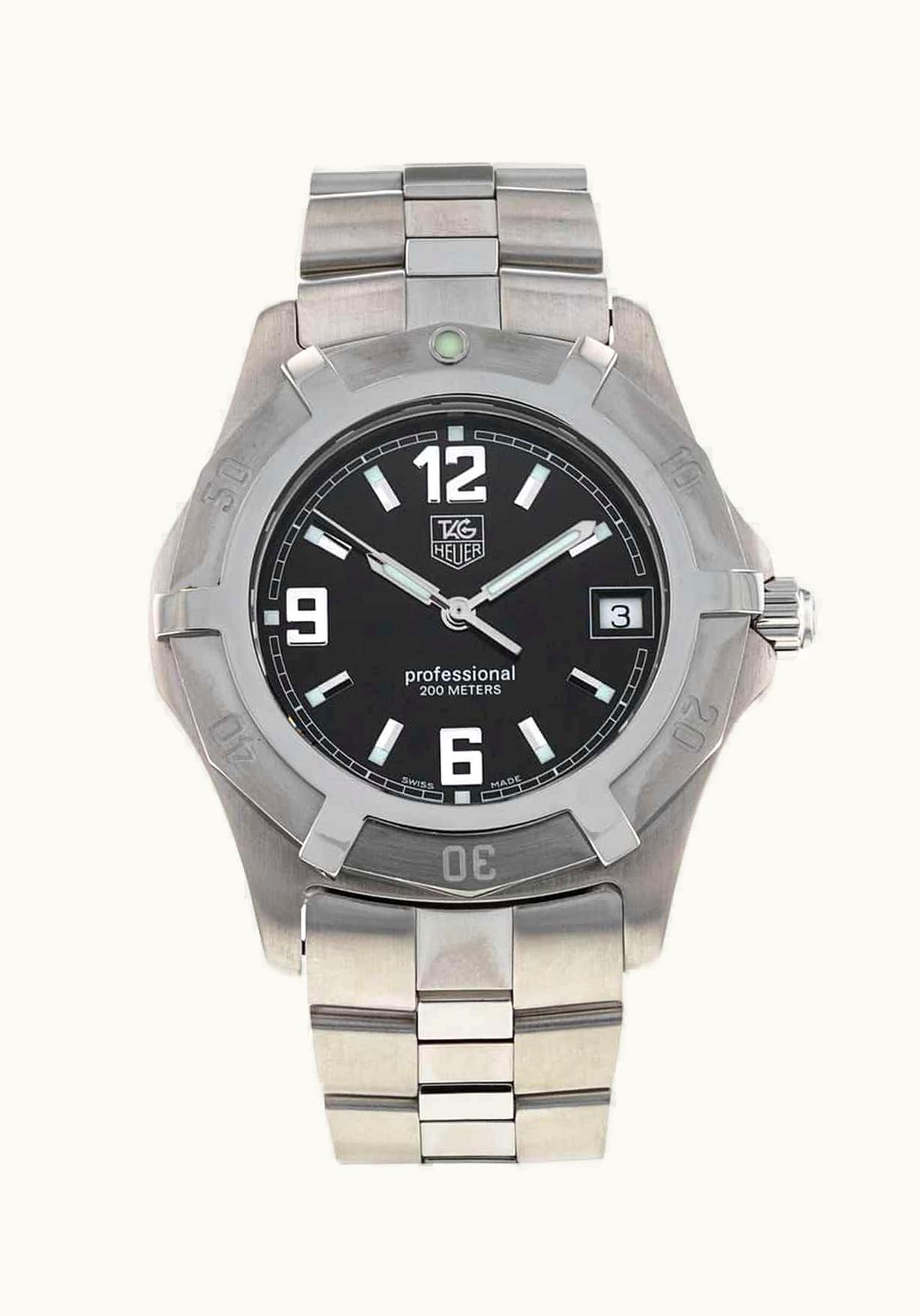 TAG Heuer 2000 Exclusive Quartz Stainless Steel / Black / Bracelet