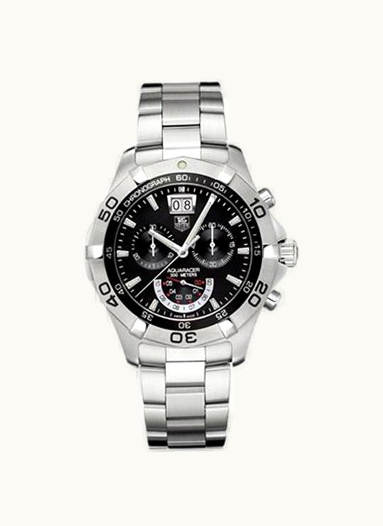 TAG Heuer Aquaracer 300M Quartz Chronograph 43 Stainless Steel / Black / Bracelet