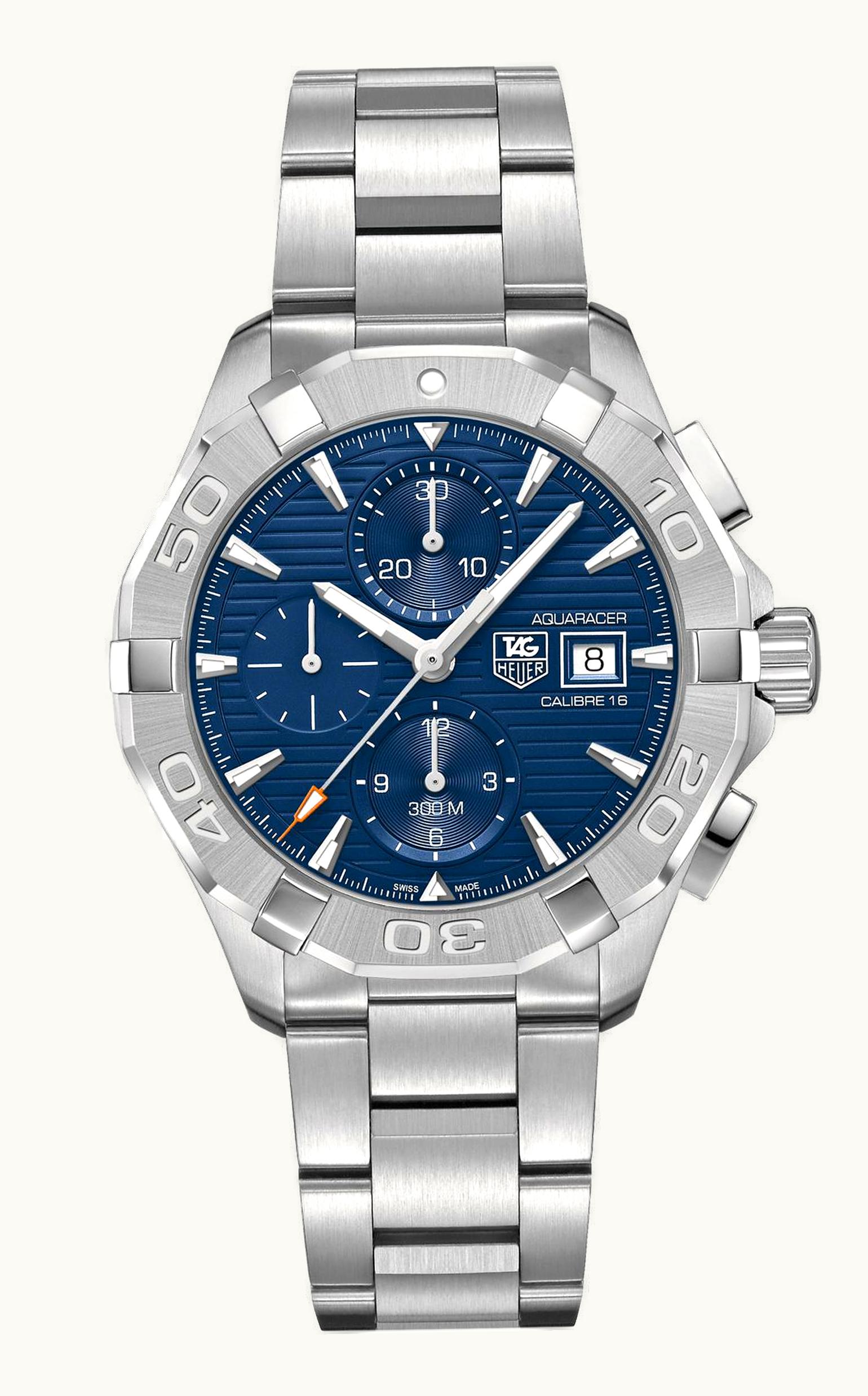 TAG Heuer Aquaracer 300M Calibre 16 43 Stainless Steel / Blue / Bracelet