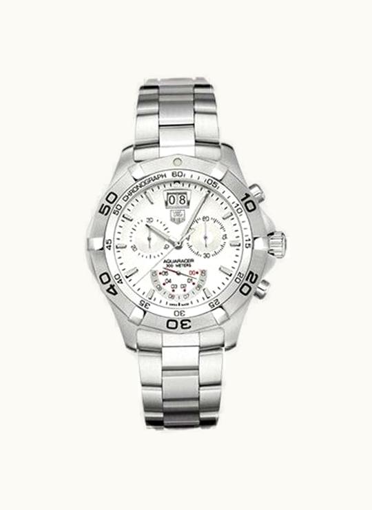 TAG Heuer Aquaracer 300M Quartz Chronograph 43 Stainless Steel / Silver / Bracelet