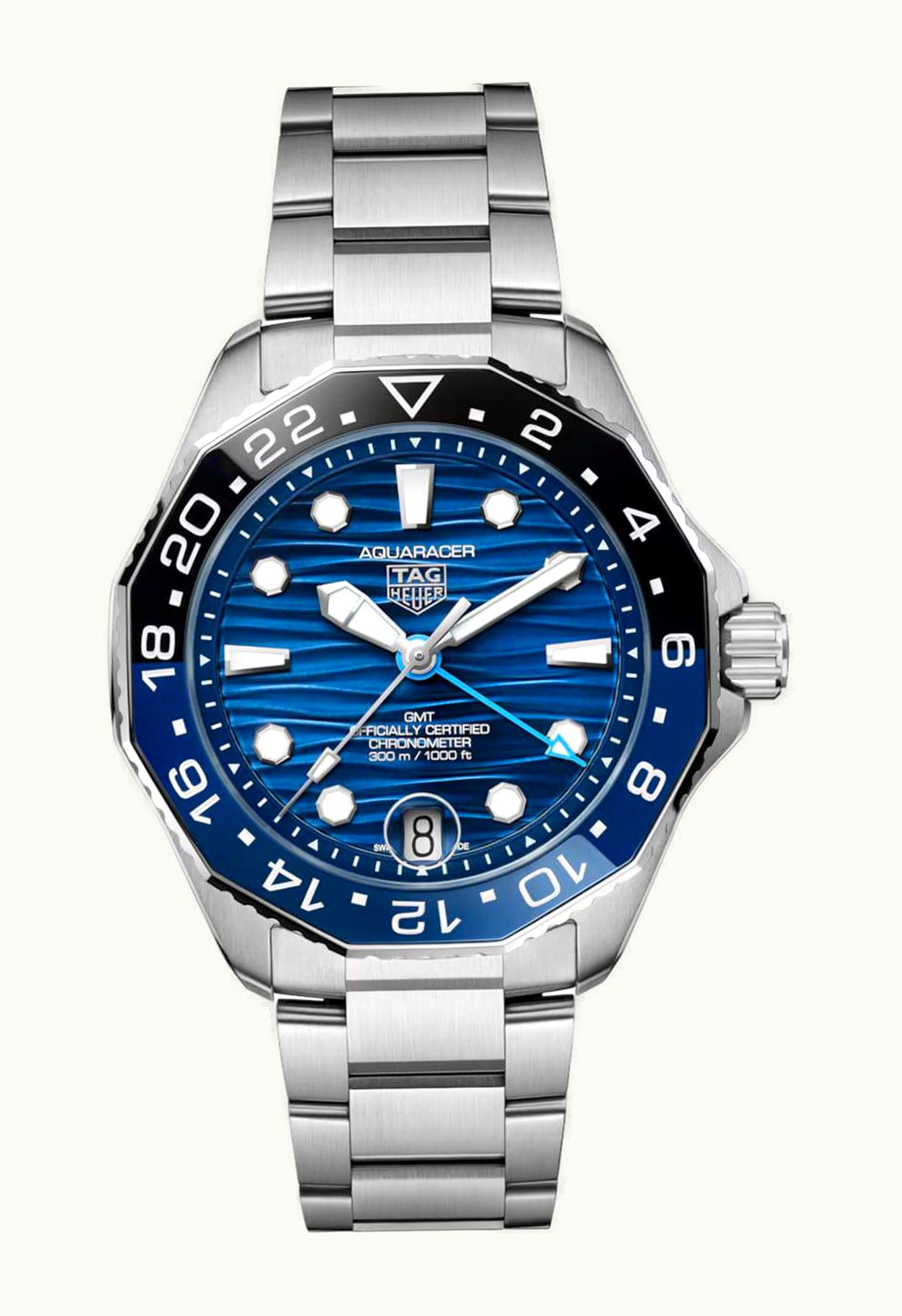 TAG Heuer Aquaracer Professional 300 GMT 42 Stainless Steel / Blue