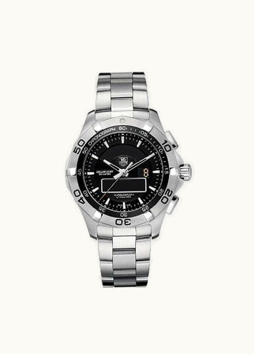 TAG Heuer Aquaracer 300M Chronotimer 43 Stainless Steel / Black / Bracelet