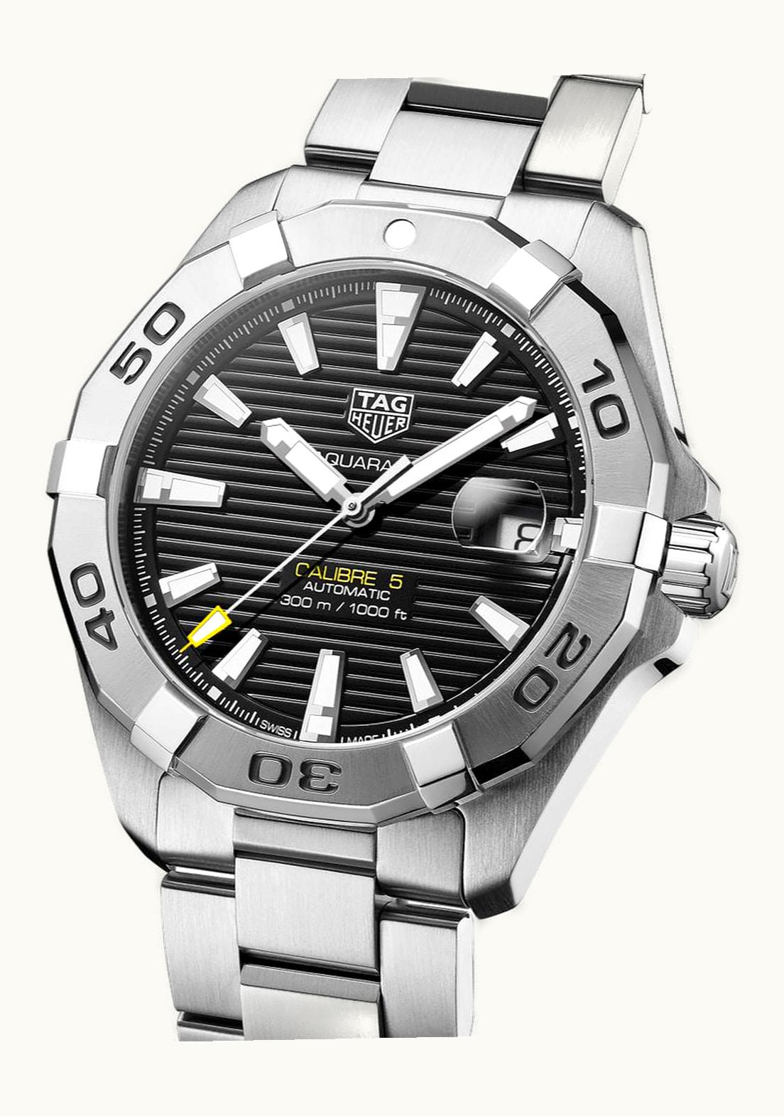 TAG Heuer Aquaracer 300M Calibre 5 Automatic 41 Stainless Steel / Black / Bracelet