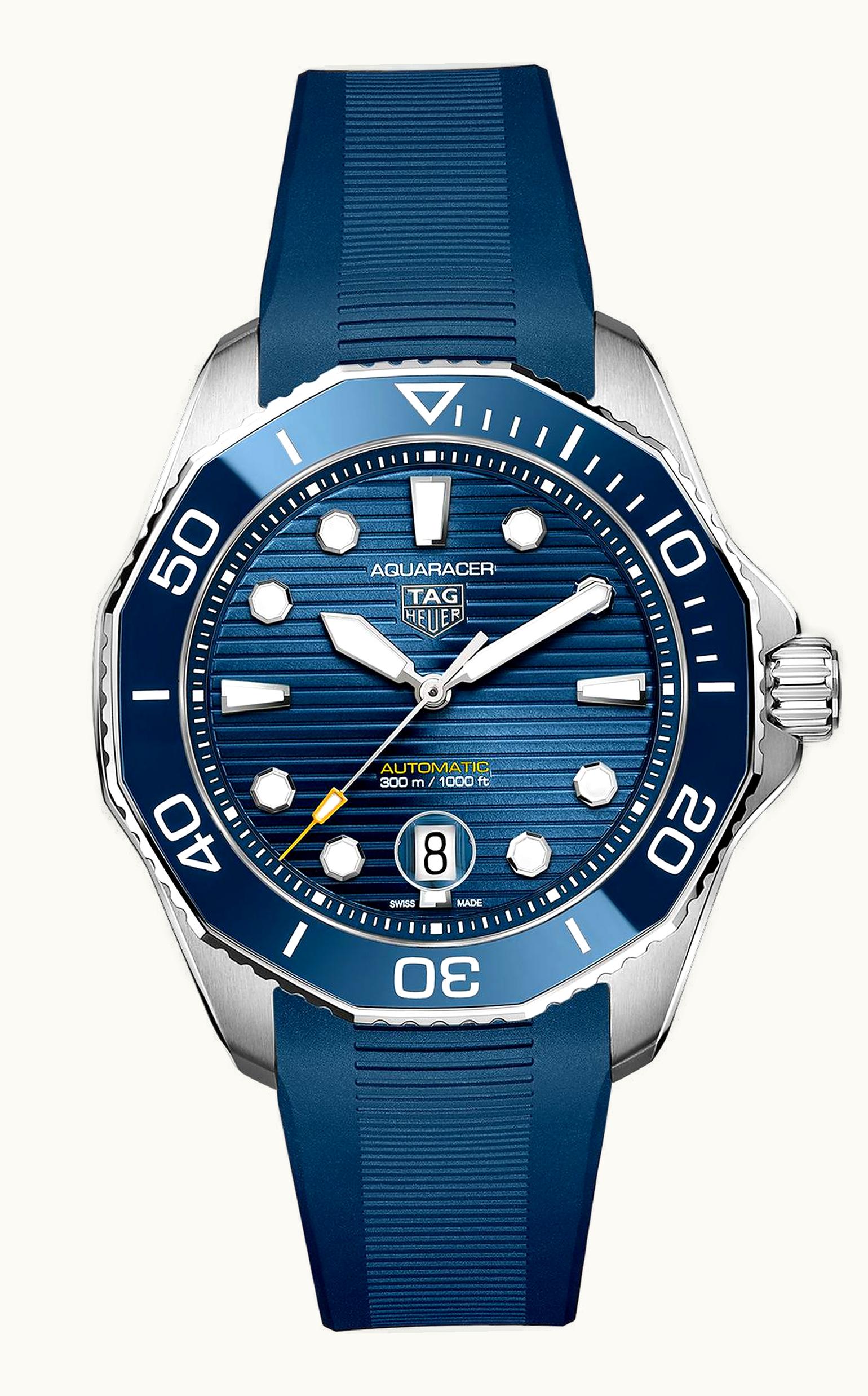 TAG Heuer Aquaracer Professional 300 43 Stainless Steel / Blue / Rubber