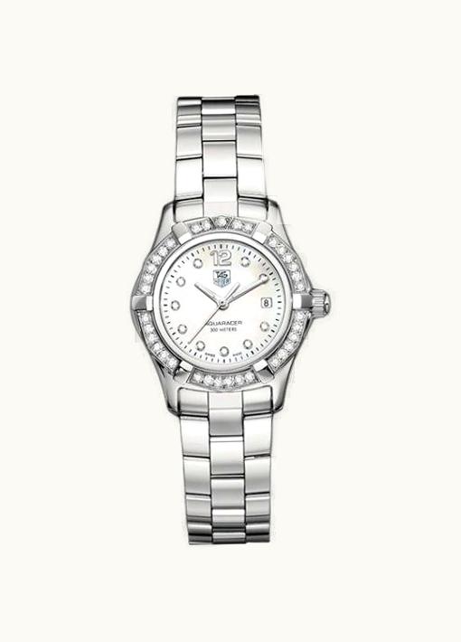 TAG Heuer Aquaracer 300M Quartz 27 Stainless Steel / Diamond / MOP - Diamond / Bracelet