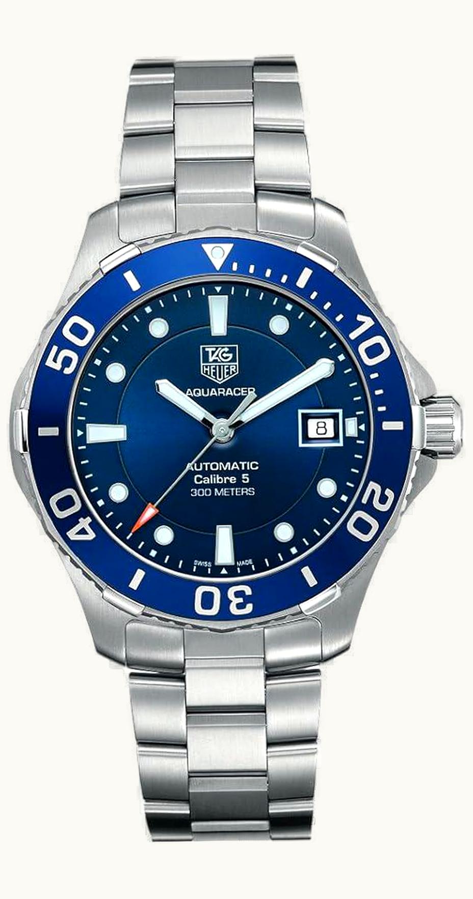 TAG Heuer Aquaracer 300M Calibre 5 41 Stainless Steel / Blue / Bracelet