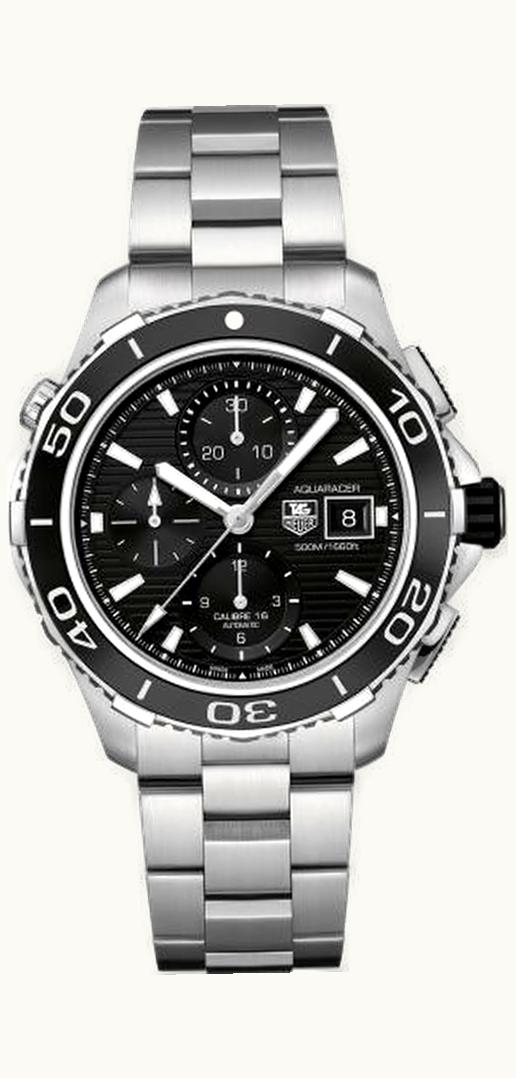 TAG Heuer Aquaracer 500M Calibre 16 43 Stainless Steel / Black / Bracelet