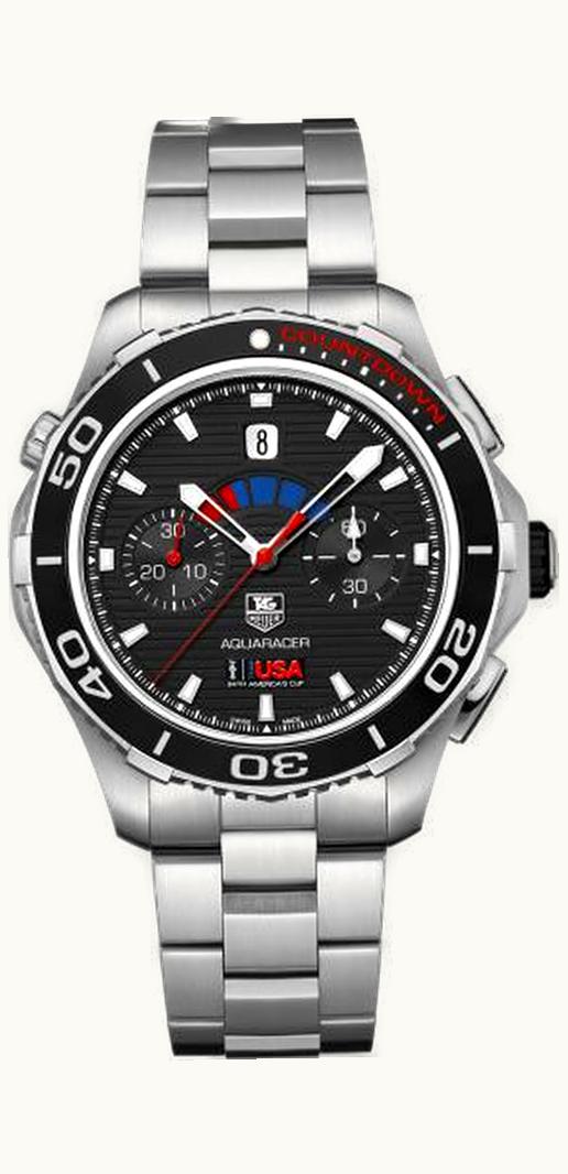 TAG Heuer Aquaracer 500M Calibre 72 43 Stainless Steel / Oracle Team USA