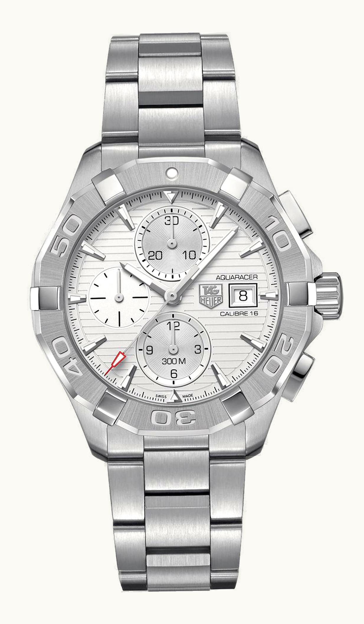 TAG Heuer Aquaracer 300M Calibre 16 43 Stainless Steel / Silver / Bracelet