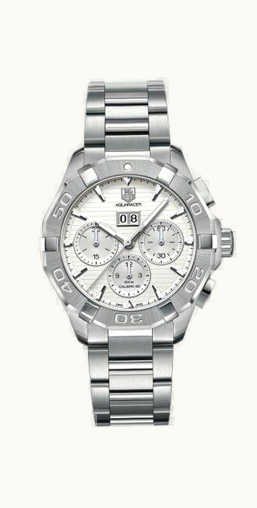 TAG Heuer Aquaracer 300M Calibre 45 43 Stainless Steel / Silver / Bracelet