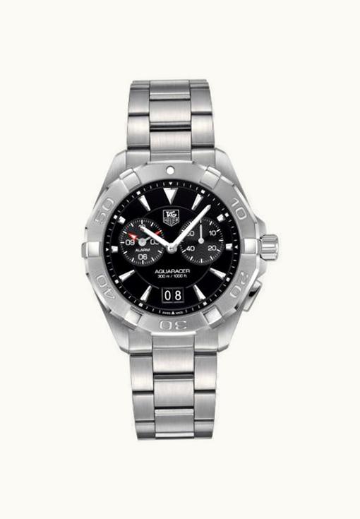 TAG Heuer Aquaracer 300M Alarm 40.5 Stainless Steel / Black / Bracelet