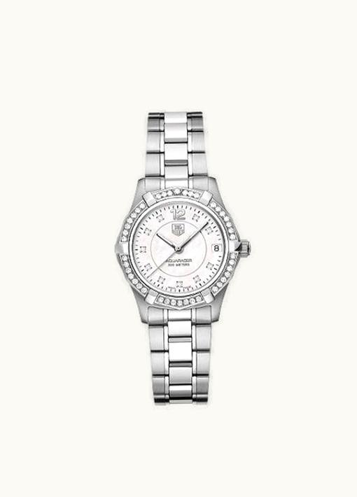 TAG Heuer Aquaracer 300M Quartz 32 Stainless Steel / Diamond / MOP - Diamond / Bracelet