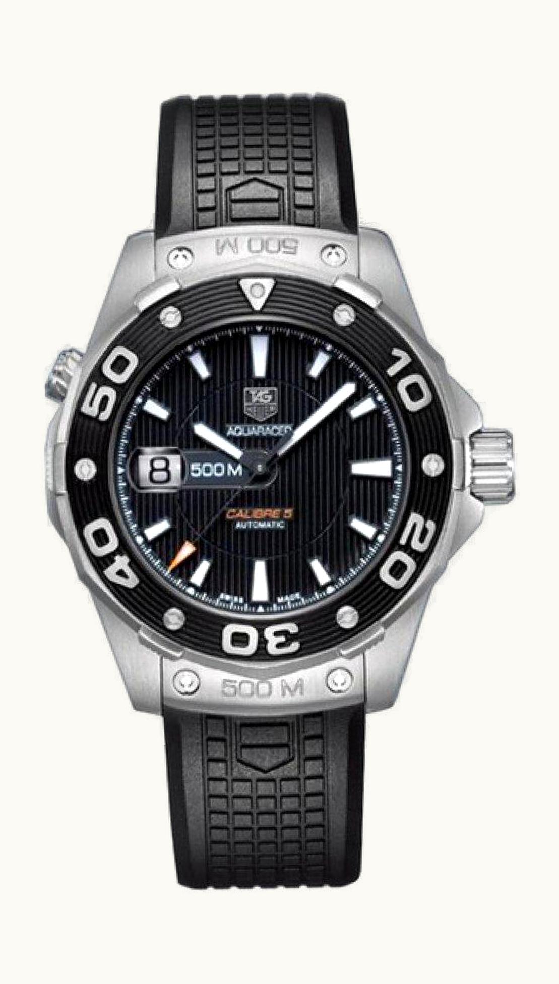 TAG Heuer Aquaracer 500M Calibre 5 43 Stainless Steel / Black / Rubber