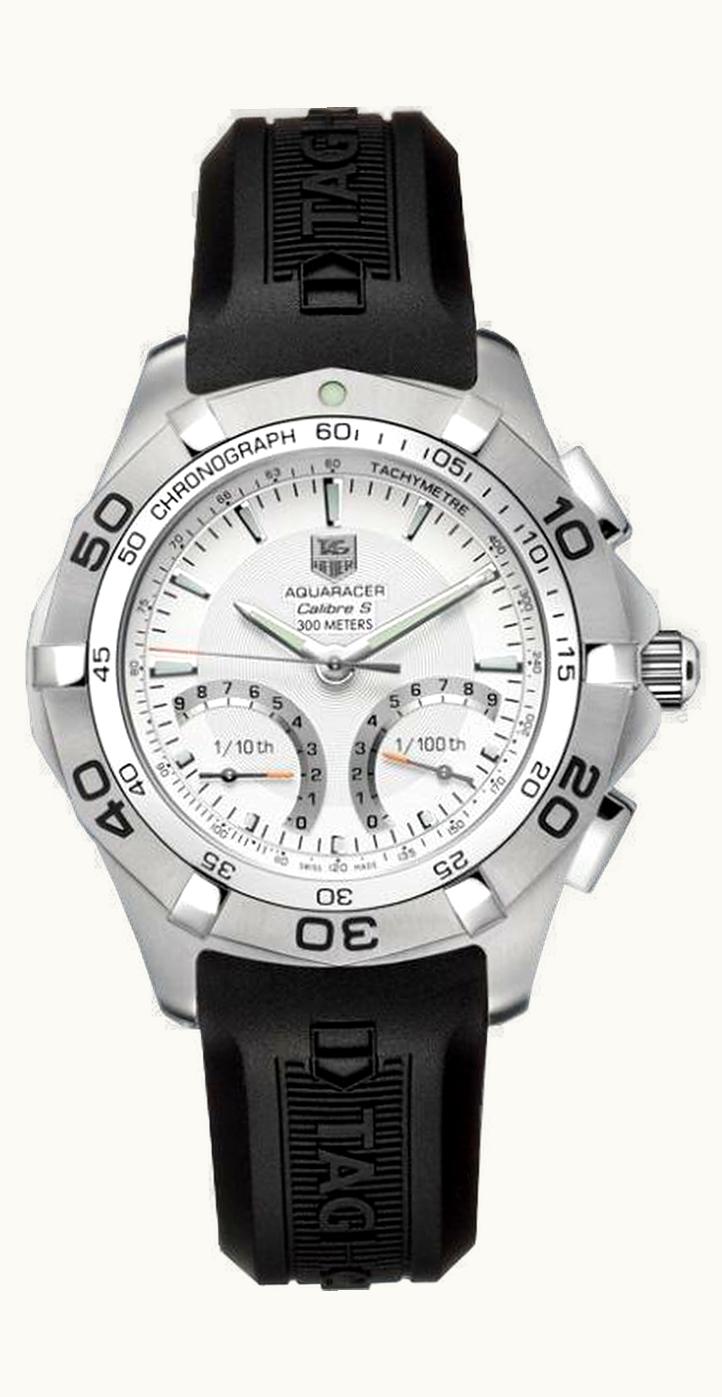 TAG Heuer Aquaracer 300M Calibre S 43 Stainless Steel / Silver / Rubber