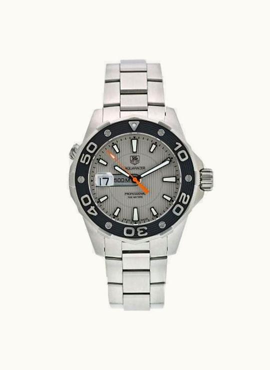 TAG Heuer Aquaracer 500M Quartz 43 Stainless Steel / Grey / Bracelet
