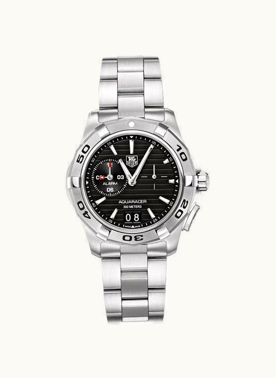 TAG Heuer Aquaracer 300M Alarm 41 Stainless Steel / Black / Bracelet