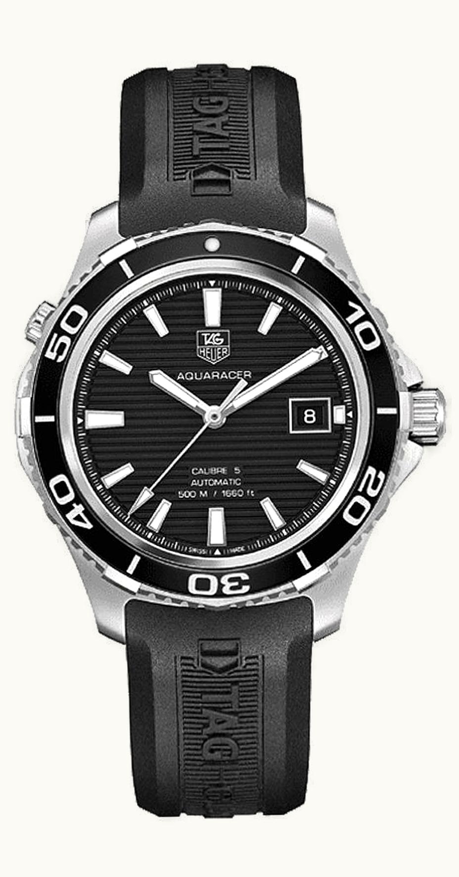 TAG Heuer Aquaracer 500M Calibre 5 41 Stainless Steel / Black / Rubber