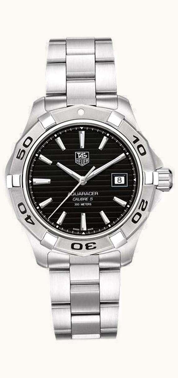 TAG Heuer Aquaracer 300M Calibre 5 41 Stainless Steel / Black / Bracelet