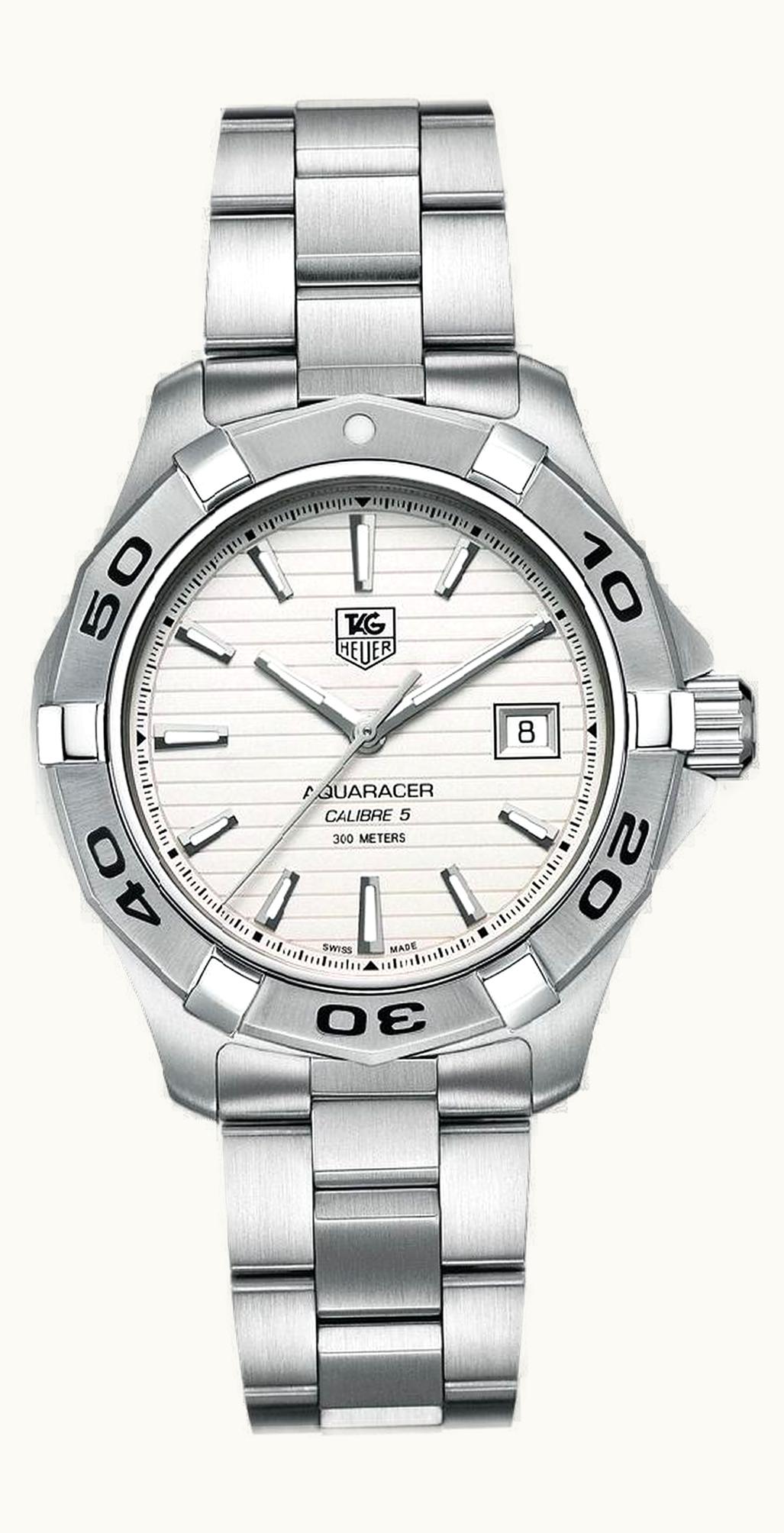 TAG Heuer Aquaracer 300M Calibre 5 41 Stainless Steel / Silver / Bracelet
