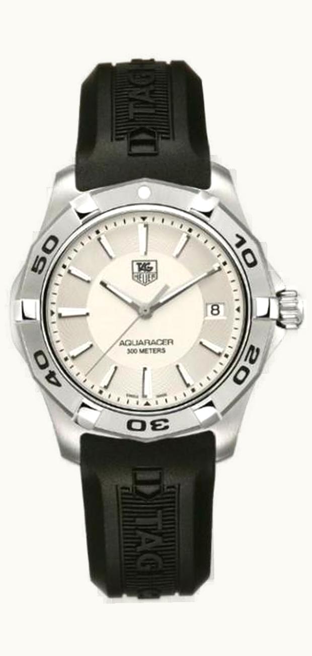 TAG Heuer Aquaracer 300M Quartz 39 Stainless Steel / Silver / Rubber