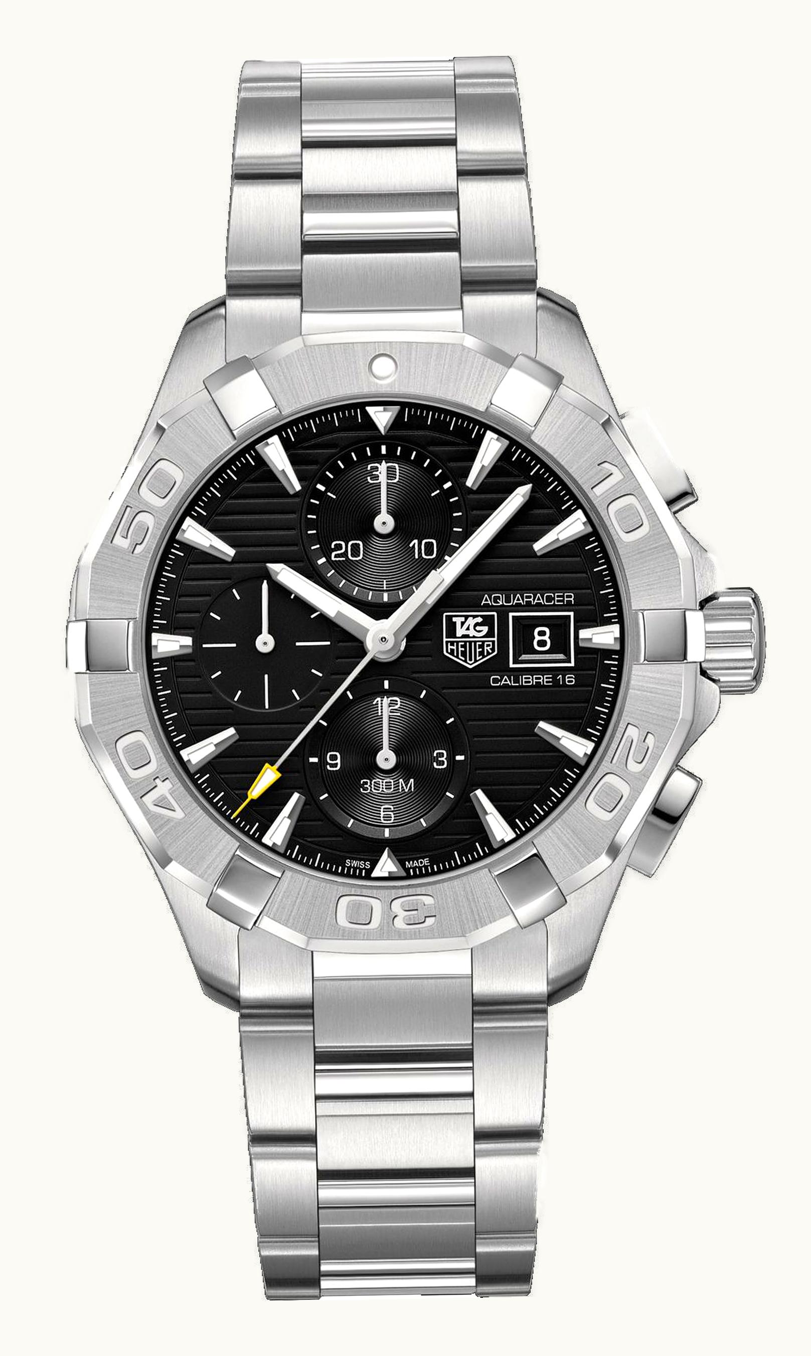 TAG Heuer Aquaracer 300M Calibre 16 43 Stainless Steel / Black / Bracelet