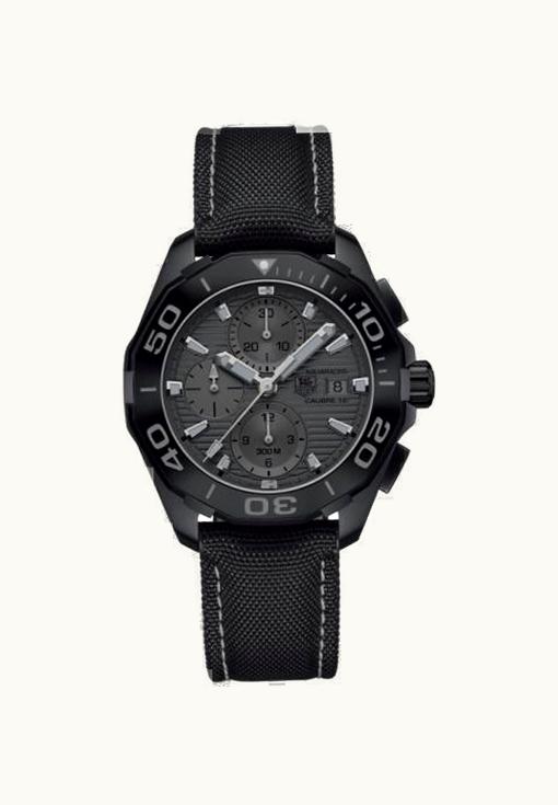 TAG Heuer Aquaracer 300M Calibre 16 43 Titanium PVD / Black Phantom / Nylon