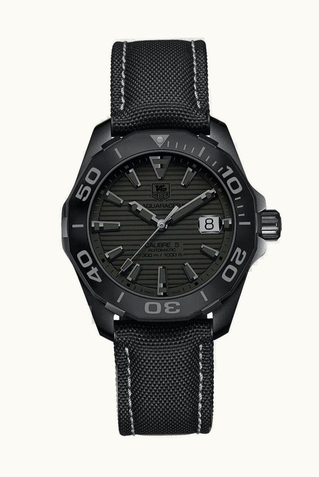 TAG Heuer Aquaracer 300M Calibre 5 41 Titanium PVD / Black Phantom / Nylon