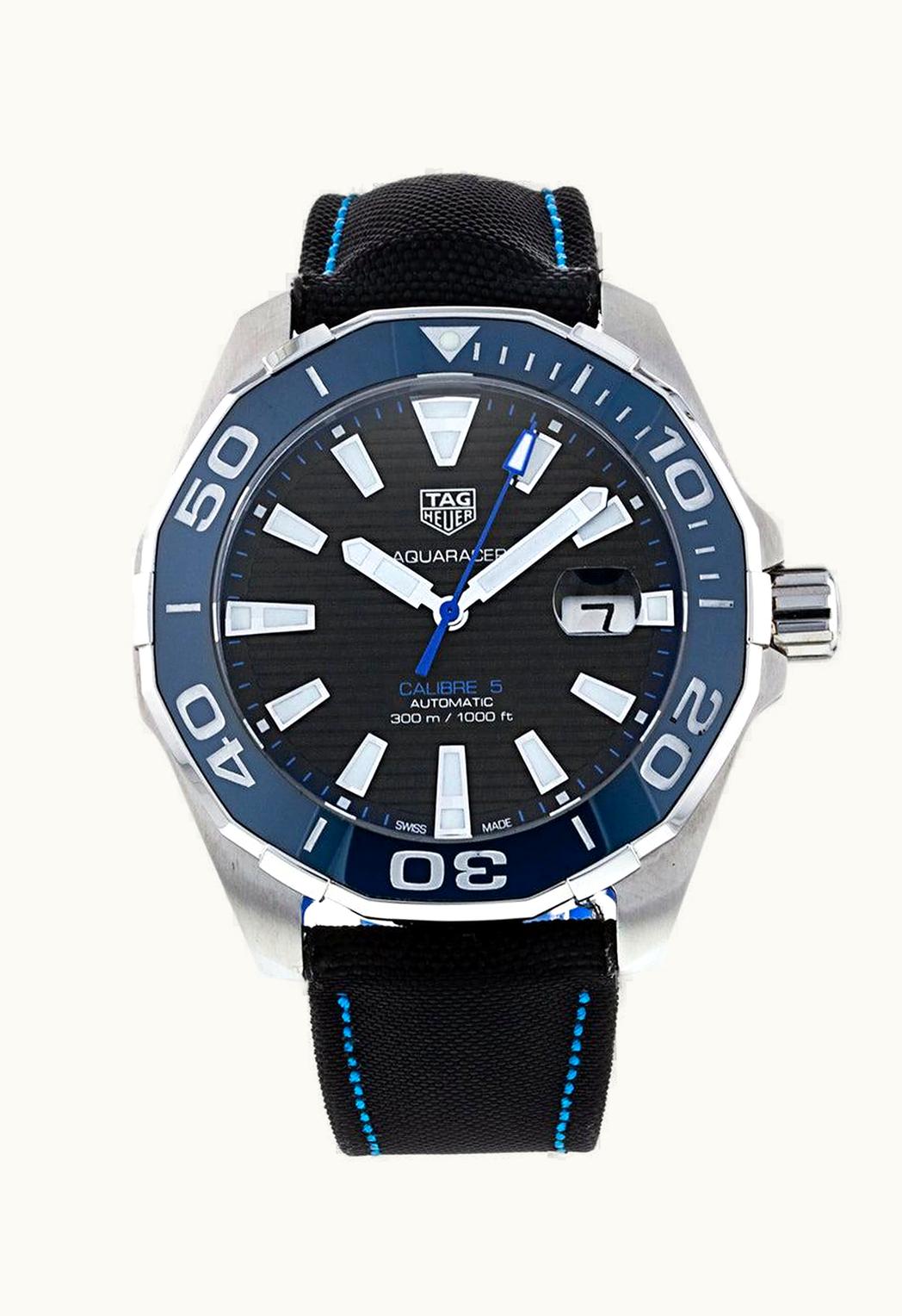 TAG Heuer Aquracer 300M Calibre 5 43 Stainless Steel / Black / Nylon