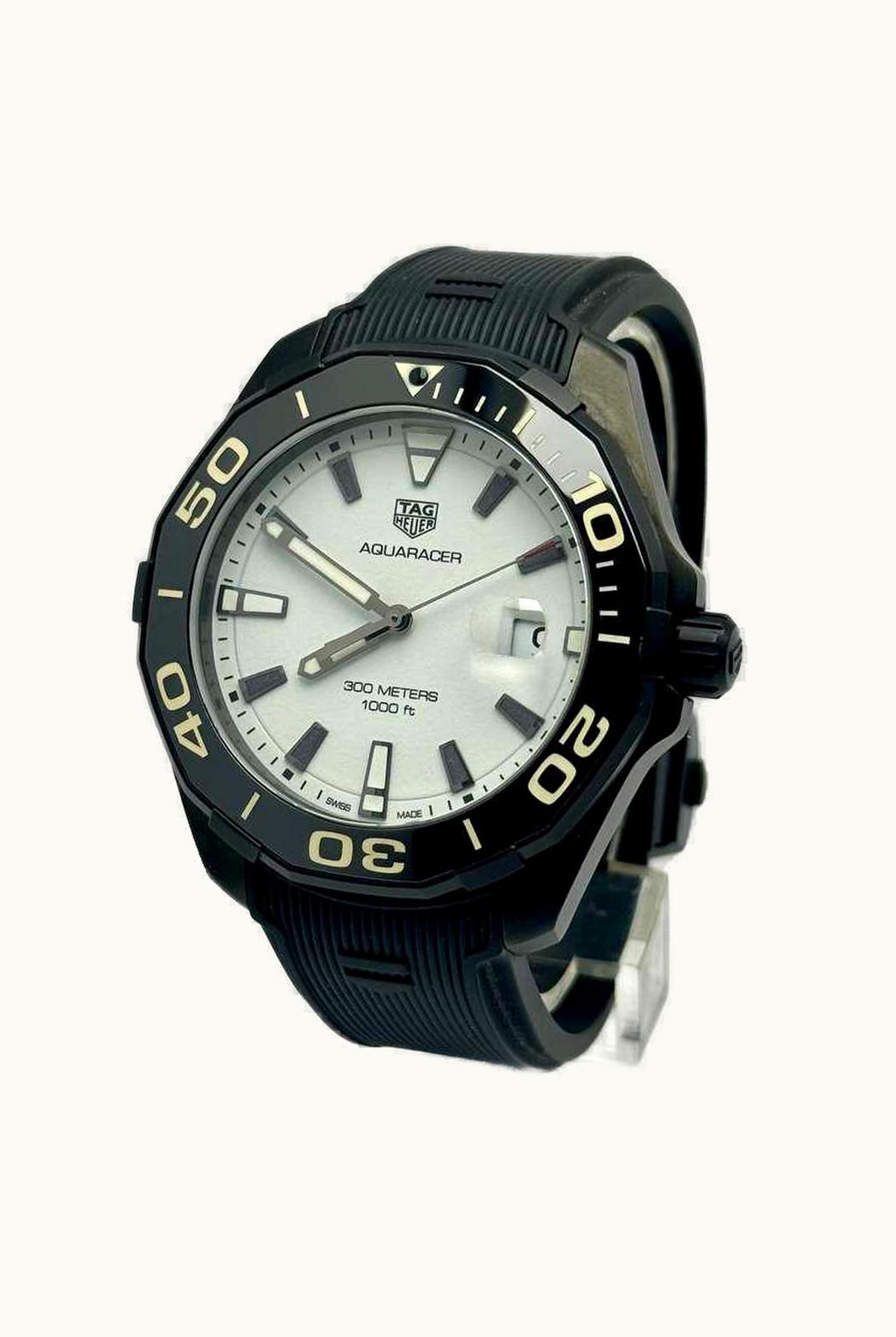 TAG Heuer Aquaracer 300M Quartz 43 Titanium PVD / Full Lume