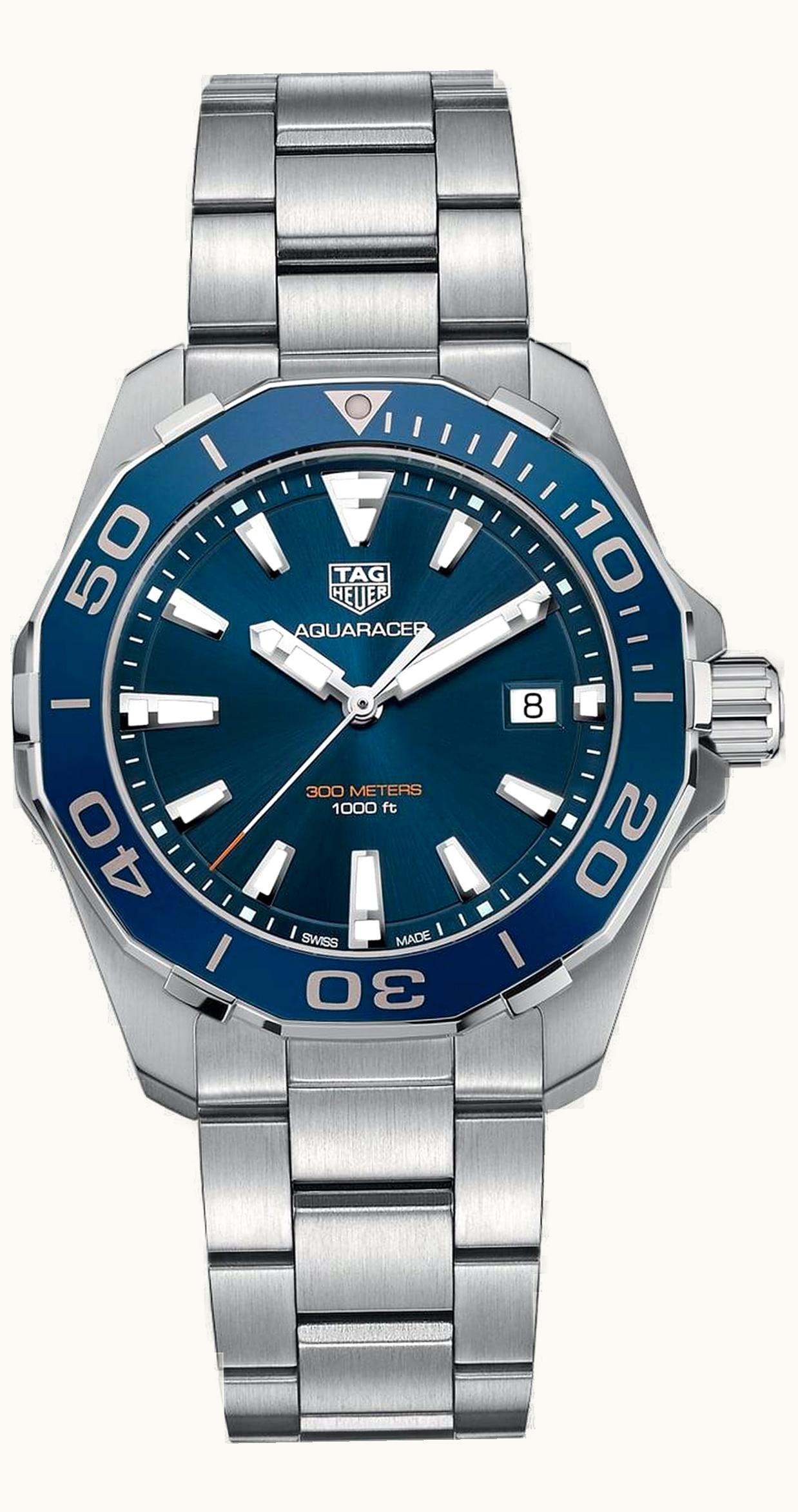 TAG Heuer Aquaracer 300M Calibre 16 41 Stainless Steel / Blue / Rubber