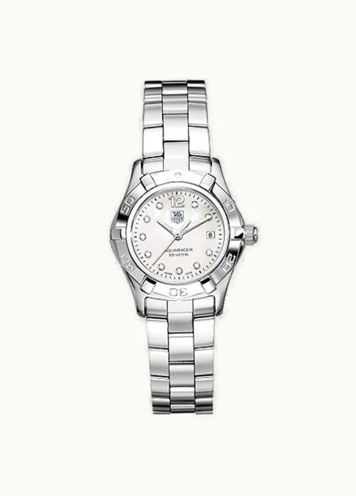 TAG Heuer Aquaracer 300M Quartz 27 Stainless Steel / MOP - Diamond / Bracelet