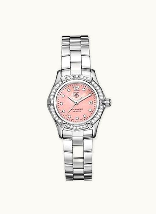 TAG Heuer Aquaracer 300M Quartz 27 Stainless Steel / Diamond / Pink MOP - Diamond / Bracelet