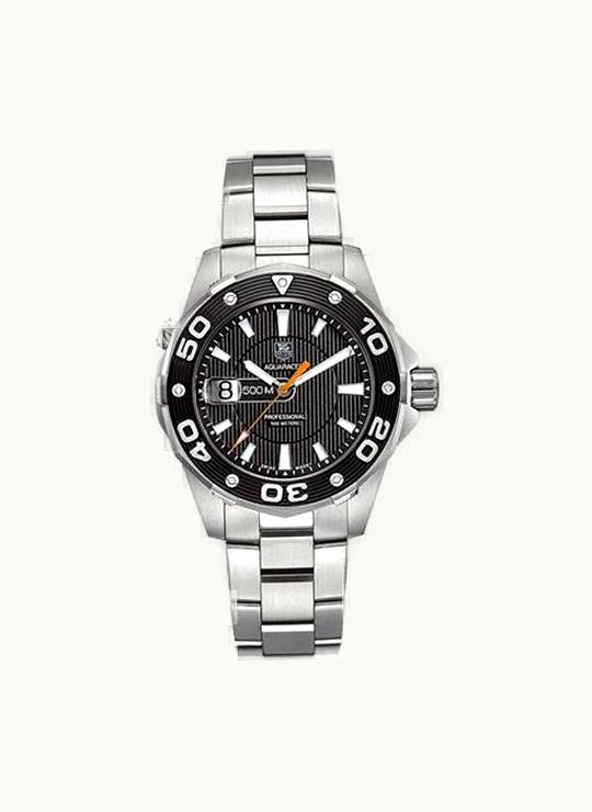 TAG Heuer Aquaracer 500M Quartz 43 Stainless Steel / Black / Bracelet
