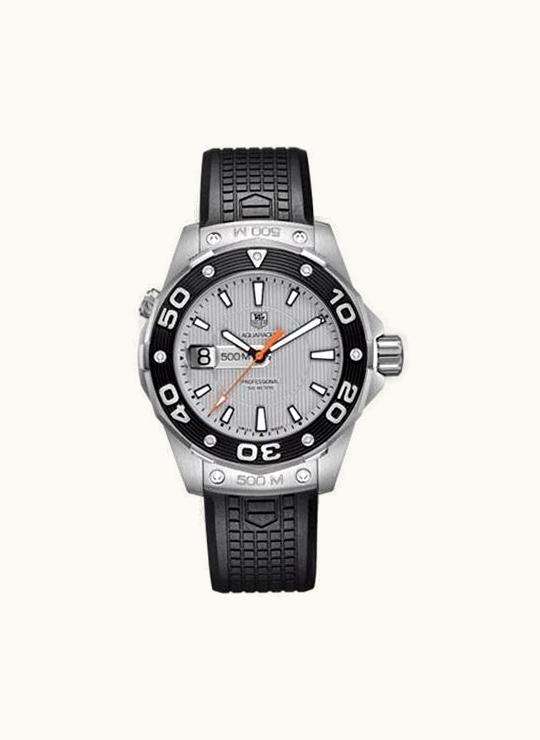 TAG Heuer Aquaracer 500M Quartz 43 Stainless Steel / Grey / Rubber