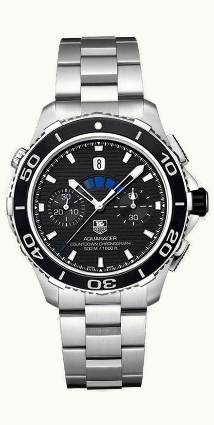 TAG Heuer Aquaracer 500M Calibre 72 43 Stainless Steel / Black / Bracelet