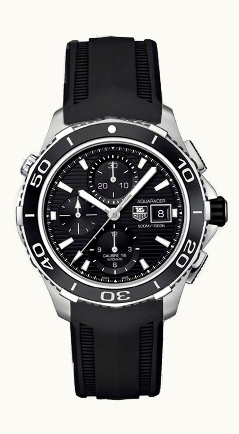 TAG Heuer Aquaracer 500M Calibre 16 43 Stainless Steel / Black / Rubber