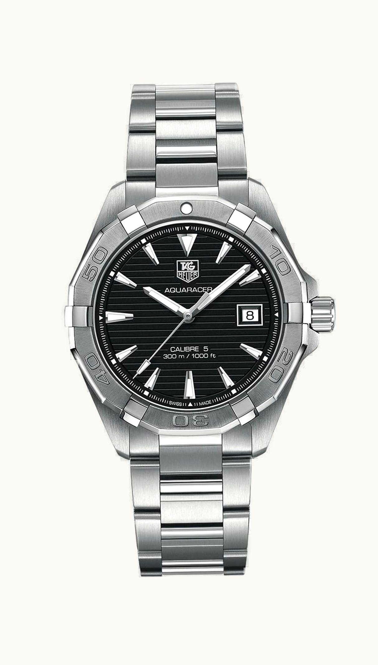 TAG Heuer Aquaracer 300M Calibre 5 40.5 Stainless Steel / Black / Bracelet